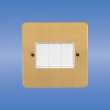 10amp 3-gang 2 way switch(BS standard)