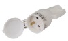 16A white waterproof plug with a handle