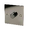 2-Gang 2-Way 400w Dimmer Switch, Flat Brass Plated