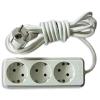 3-Gang Socket with Earthing