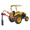 3-Point Post Hole Digger with different drill diameters