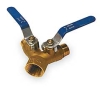 3-Way Wye Style Brass Ball Valve