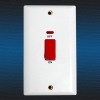 45A double pole switch with neon,45a switch,wall switch(BS Standard)