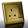 A9 series painted 13A three-pin flat socket with switch