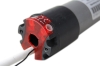 AC tubular motor with build-in receiver