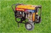 Air-cooled diesel generator, diesel generator set, hand-push generator