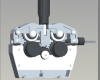 Aluminium casting feed frame