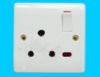 BG431 switched socket (electric socket ,socket with light )