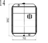 COPPER RADIATOR(DH220-5-6-000)