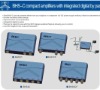Compact amplifiers with integrated digital bypass
