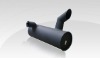 Construction machine muffler