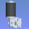 DC Worm Gear Motor  (D63R)