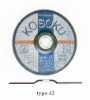 Depressed Centre Cut-off Wheels for Metal (type 42) or for Stone
