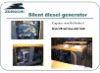 Diesel Genset/Generator Set/closed diesel genset/sound proof  Diesel Generator Sets