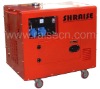 Diesel generator with twin cylinder engine(Soundproof diesel generator,Low noise generator set,Silent diesel generating set)