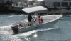 Fiberglass fishing boat