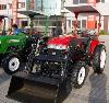 Front end loader fitted on Jinma tractors and Foton tractors