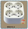 German type Multi-outlet Power Socket