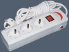 Germany style extension socket with surge protection(SR-5303-A)
