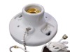 HX107 E27 lamp holder, lampholder, porcelain lamp holder, porcelain lampholder