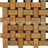 Marble Mosaic Tile with Basket Pattern