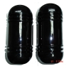 Outdoor beam active photoelectric detectors