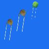 PTC thermistor for time delay of lighting and ballast