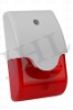 Piezo strobe siren