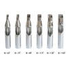 Professional Tattoo Stainless Steel Flat Tips Closed