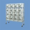Stainless steel dry-feeding rats experimental cage