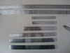 Stainless steel ruler