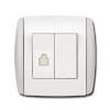 TL0523 one gang telephone socket(RJ11)