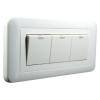 Three Gang One Way Switch (Small Button)
