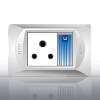 UAA-120 series 15A three-pin round socket with switch