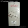 Weatherproof switch/weather protected switch/switch isolating