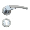 door handle(door lock,lever handle,lever lock,door handle on rose,zinc door handle,zinc door lock)