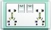 more styles socket with two switch