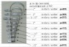 pipe clip  (one side)