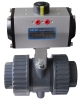 pneumatic actuator with true union ball valve