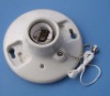 porcelain lamp holder 507-5 w/ chain
