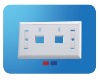 120 TYPE faceplate