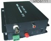 1 Channel Optical Fiber Video, 1 Channel Audio and 1 Channel Reversed Data Transmitter & Receiver