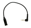 2,5mm - 3,5mm Cable Gold Plated Or Nickle Plated