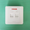 2 ports face plate