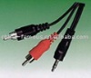 3.5ST-2R audio video cable (RCA)