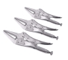 3 Piece Long Nose Lock Grip Plier Set