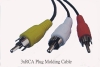 3xRCA Plug Molding Cable