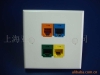 4 ports face plate(surface mounting box, single port)