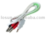 4pole Test Cord(test cord plug,module accessories) with smoke clip or alligator plug for choice