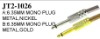 6.35MM MONO PLUG METAL,NICKEL